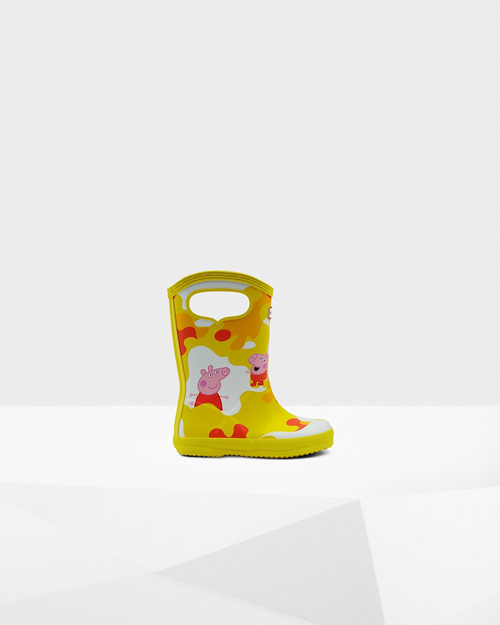 Galochas Hunter Criança Amarelas - Original First Peppa Pig Grab Handle - 54DYCQVKA